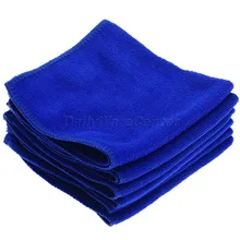 6Pcs Blue 30x30cm Auto font b Care b font Microfibre Cleaning Sponge Cloths font b Car