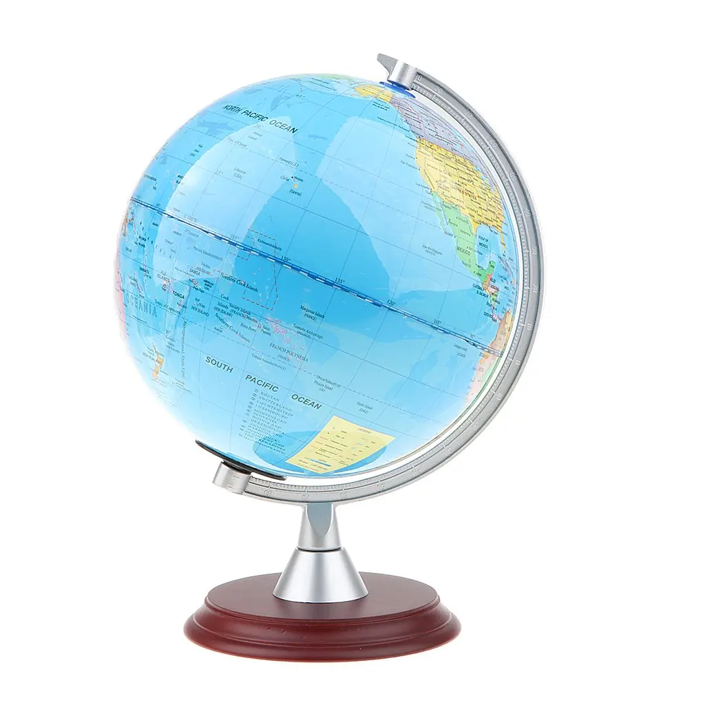  20cm Rotating World Earth Globe Map Geography Learning Educational Toy Office Desk Decoration Schoo