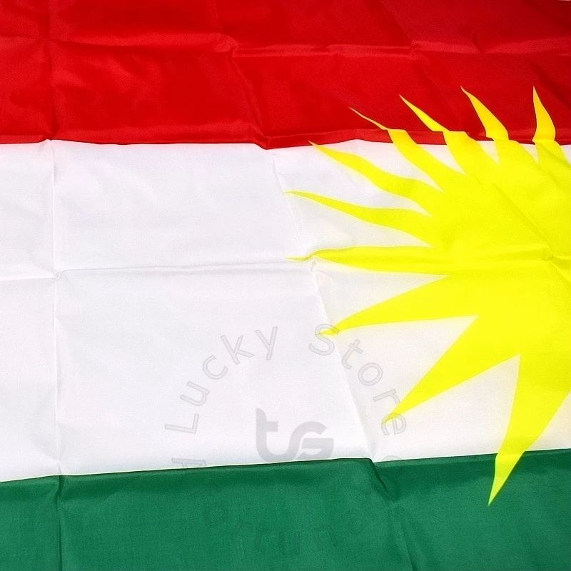 Bandiera del Kurdistan immagine stock. Immagine di bandierina - 50937533