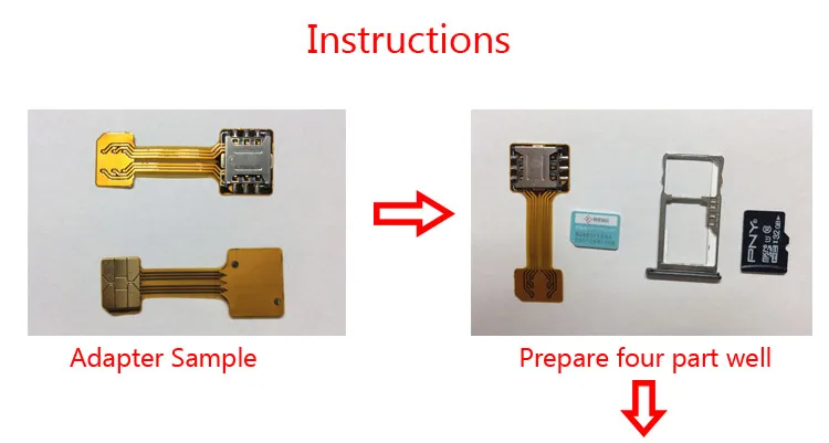 1 шт черный адаптер с двумя sim-картами для Android 2 Nano SIM NANO-SD конвертер карт памяти для XIAOMI REDMI NOTE 3 4 3s PRO