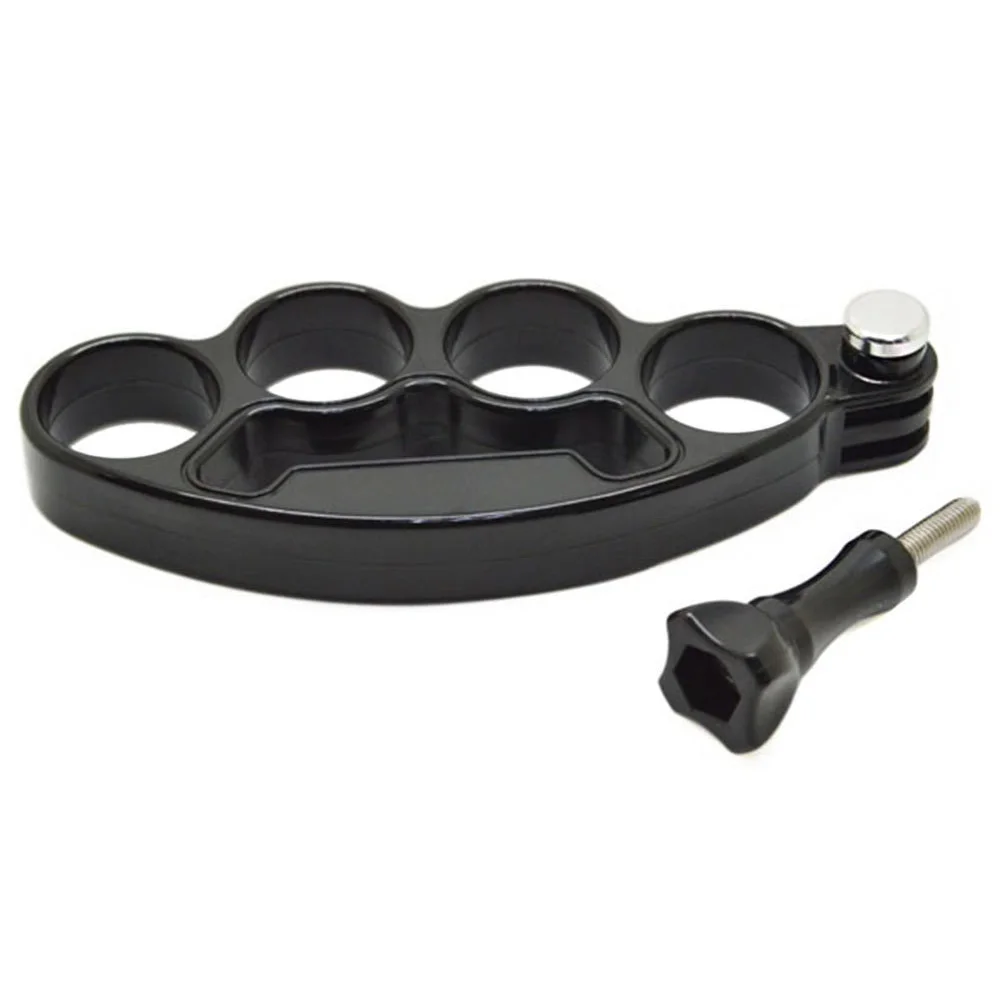 

Handheld Plastic Knuckles Fingers Grip Ring Monopod Mount for GoPro Hero 4/3+/3/2/1 SJCAM Sport Camera with Thumb Long Screw