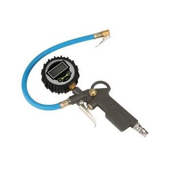 

LCD Display Dial Meter Vehicle Tester Tyre Inflation Gun Monitoring Tool Car Truck Air Tire Pressure Inflator Gauge
