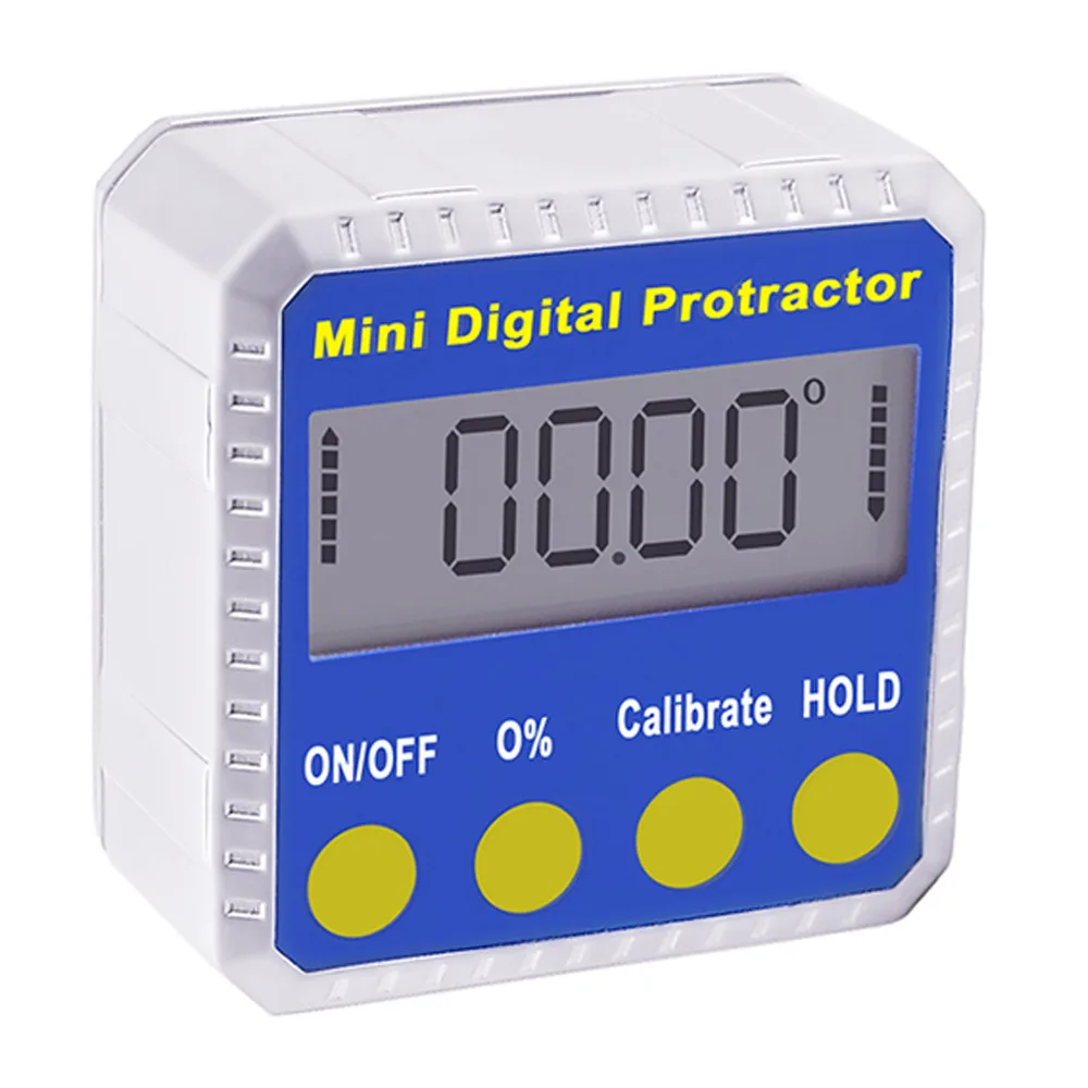 

Digital Angle Protractor Inclinometer Gauge Meter 4 x 90degree Range with Magnetic Base Industrial Construction Use Tool