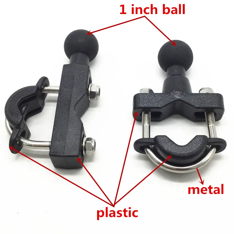 Руль для мотоцикла, велосипеда, Тормозная система сцепления, база управления, комбинированный u-образный болт, шаровой держатель для Ram, для Gopro, зеркало заднего вида