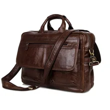 Сумка для ноутбука из натуральной кожи 15 15,6 дюймов, деловой мужской настоящий кожаный портфель, сумка для ноутбука, мужская сумка
