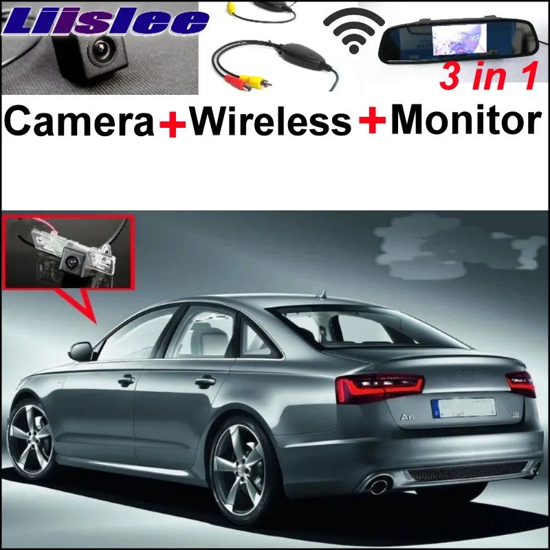 

Liislee 3 in 1 Special WiFi Camera Wireless Receiver + Mirror Monitor Easy Rear View Parking System For Audi A6 / S6 2010~2017