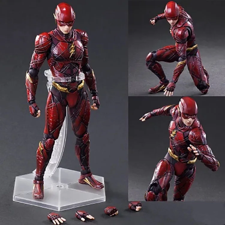 Play Arts Kai Action Figure Justice League No. 2 The Flash PVC Action Figure Collectible Model Super Hero Toys Doll 25CM цена Play Arts Kai Action Figure Justice League No. 2 The Flash PVC Action Figure Collectible Model Super Hero Toys Doll 25CM цены онлайн