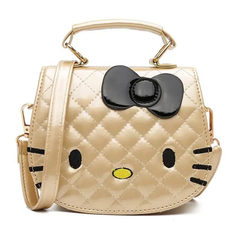 Новинка детская сумочка с бантом и рисунком hello kitty милая сумка на плечо для