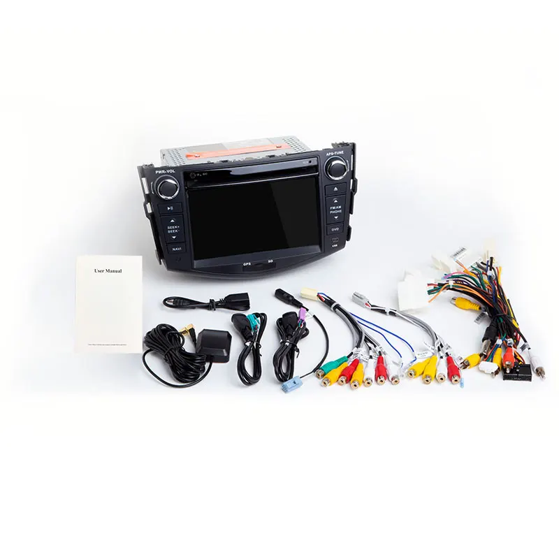 Excellent Autoradio  2 din Car DVD Player For Toyota RAV4 Rav 4 2006 2007 2008 2009 2010 2011 2012 Multimedia GPS Navigation Stereo Aduio 4