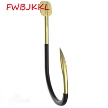 10 шт./лот Высокое качество углеродистая сталь Baitholder рыболовный крючок 4#-10# рыболовный крючок с зазубринами рыболовный червь пруд рыба приманка держатель