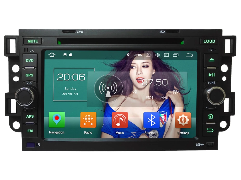 Best KLYDE Octa Core 4G Android 8 7 4GB RAM 32GB ROM Car DVD Player Stereo For Chevrolet Holden Optra Kalos Aveo Captiva Epica Spark 0