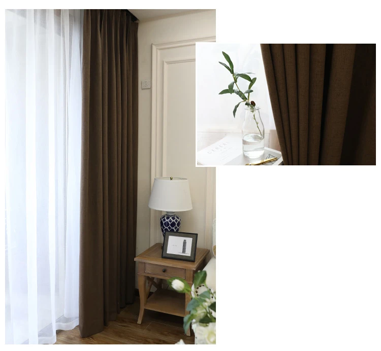 [Byetee] 99% полный светильник Shad звукоизоляционные занавески затемненные кухонные занавески s двери для спальни гостиной занавески окна