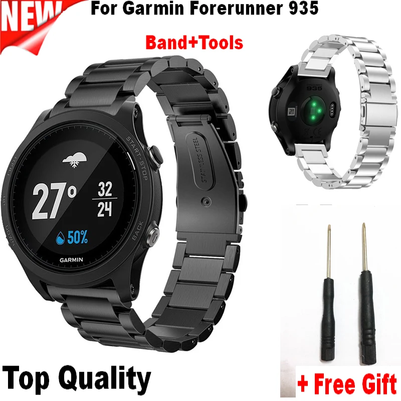 COMLYO ремешок для часов Garmin Forerunner 935 металлический браслет из нержавеющей стали для Garmin Forerunner 935 браслет ремешок
