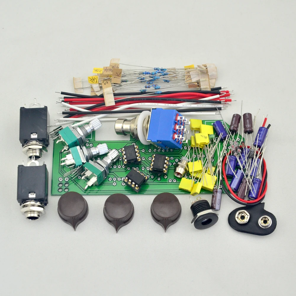 Kit de Pedal de Overdrive Kit com 1590bb de Alumínio Klon Centaur Fundido Pré-perfurado - Image 4
