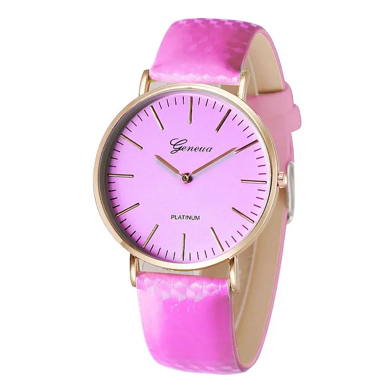 100 шт/партия Модные световые кожаные кварцевые часы специальные часы изменение температуры ремень цветные часы