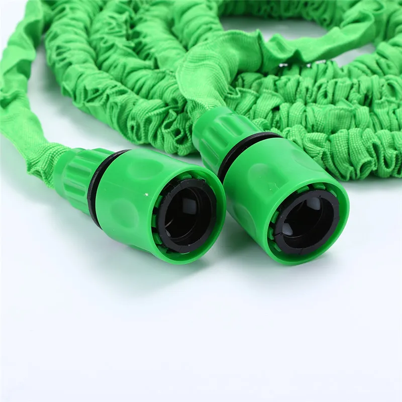 Multifunctional Flexible Expanding Car Garden Water Hose Pipe Green Spray Gun Nozzle Portable Green Hot Sale Auto Car Styling