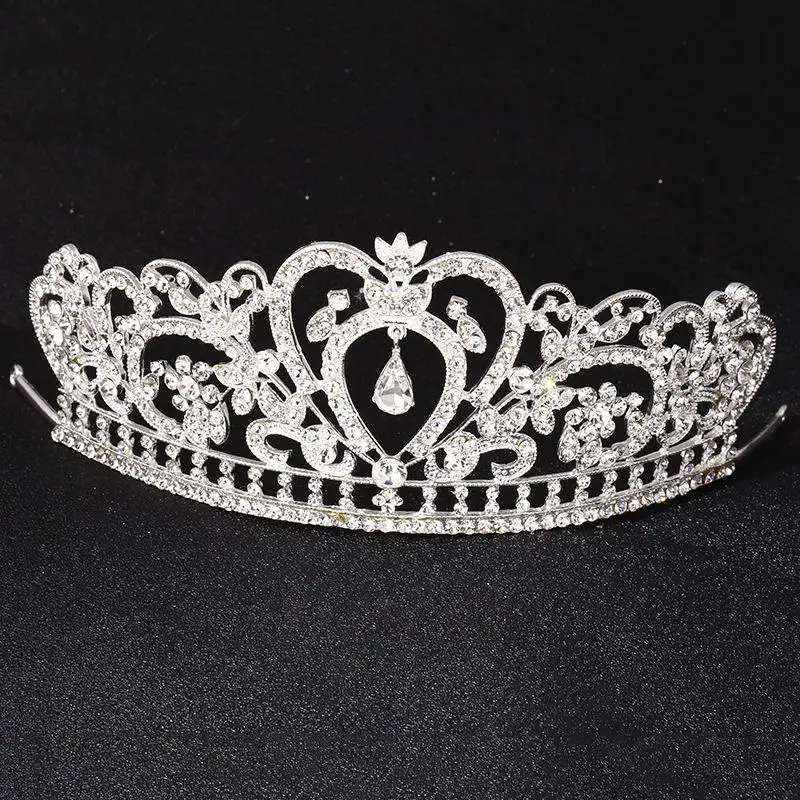 ZUOYITING, европейский стиль большая корона головные уборы свадебная тиара невесты макияж головной убор принцессы корона свадебный стиль