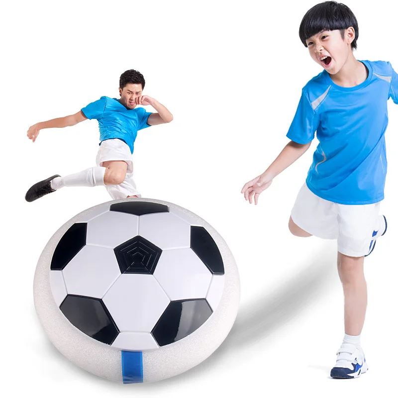 Воздушный мощный футбольный футбол светодиодный светильник мигающий шар игрушки диск скольжение мульти-поверхность парящий футбол игра подарок для детей