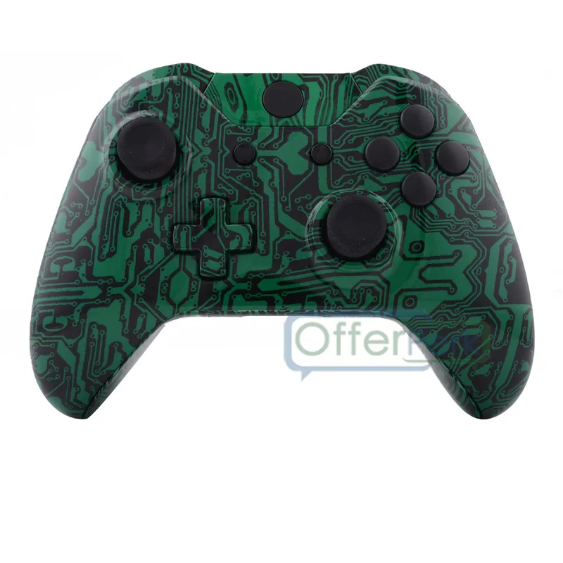 Green Circuit Board Housing Shell with Button Replacement for Xbox One