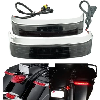 

Saddlebag LED Run Brake Turn Lamp Lights For Harley Road Electra Street Glide Ultra Limited Classic Low 14-19 CVO FLHTCU FLTRU