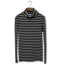 2018 New Game Of Throne Undertale Autumn And Winter Youth Wear High - Collar Cotton Stripe Tunic Men Women Long Sleeve T-shirt 2018 New Game Of Throne Undertale Autumn And Winter Youth Wear High - Collar Cotton Stripe Tunic Men Women Long Sleeve T-shirt