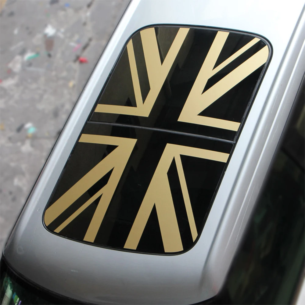 Виниловая наклейка на окно Sunroof Union Jack для MINI Cooper JCW S One F54 F55 F56 F60 R55 автомобильные