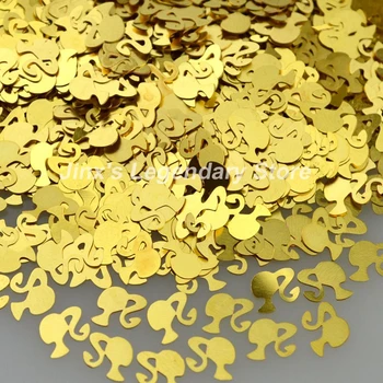 

2018 new beauty Ariana Grande gold metal nail art decoration slice manicure nails decals sequin foil supplies tool