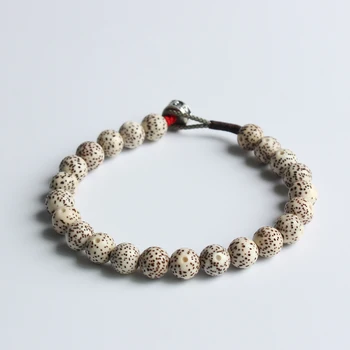 

Tibetan buddhist Handmade Lucky Knots Om Mani Padme Hum Charm Moon-star beaded bracelet buddhism Prayer Jewelry Man Woman Gift