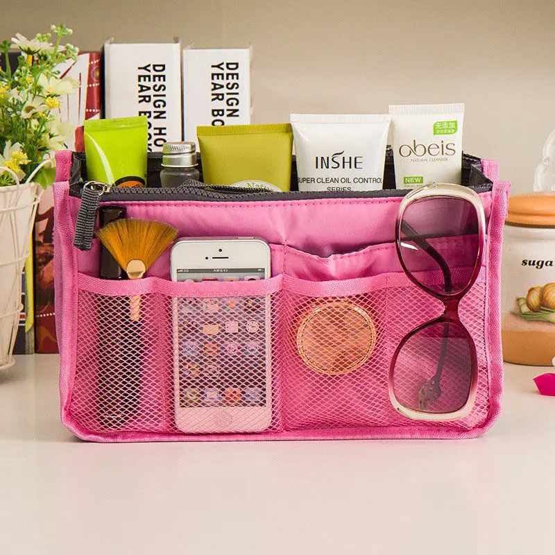 

Make up organizer bag Women Men Casual travel bag multi functional Cosmetic Bags storage Makeup Handbag