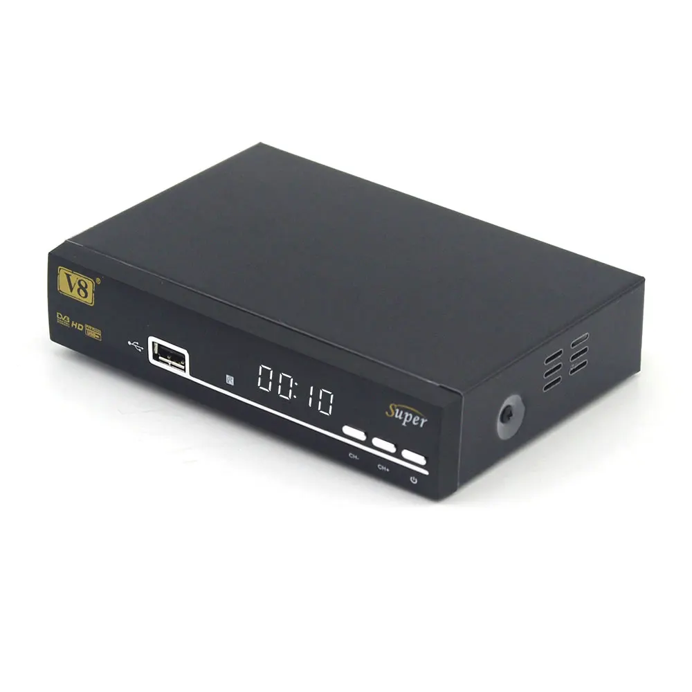 2 шт./лот V8 супер декодер тв приемник HD спутниковый ресивер DVB S2 ТВ тюнер openbox v8