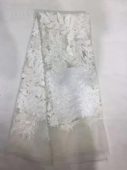 

2018NEW 5yards/bag JL021#Seagrass shimmer embroidered gauze wedding dress African cloth for bridal wedding dress/sawing