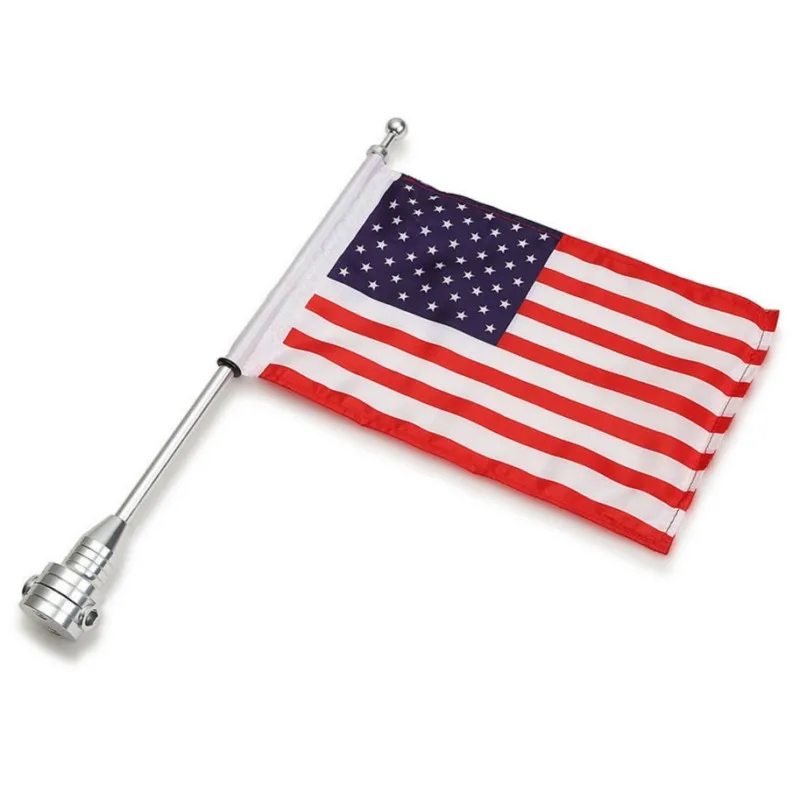 American Luggage Rock Fole Flag Side Mount for Harley Sportster Touring Glide