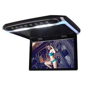 

12.1" Inch HD Car Roof Mounted Flip Down Ceiling Monitor video player 1080p Two Video Input HDMI with remote control