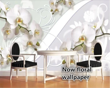 

beibehang Custom white flower tree photo mural wallpaper living room home room landscape wall decoration embossed wallpaper