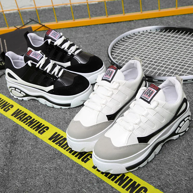 Plate Femmes Vulcaniser Spring Designer 2018 Rose blanc Sneakers Noir W forme Femme Tenis New Casual Feminino Chaussures qzwwXU58