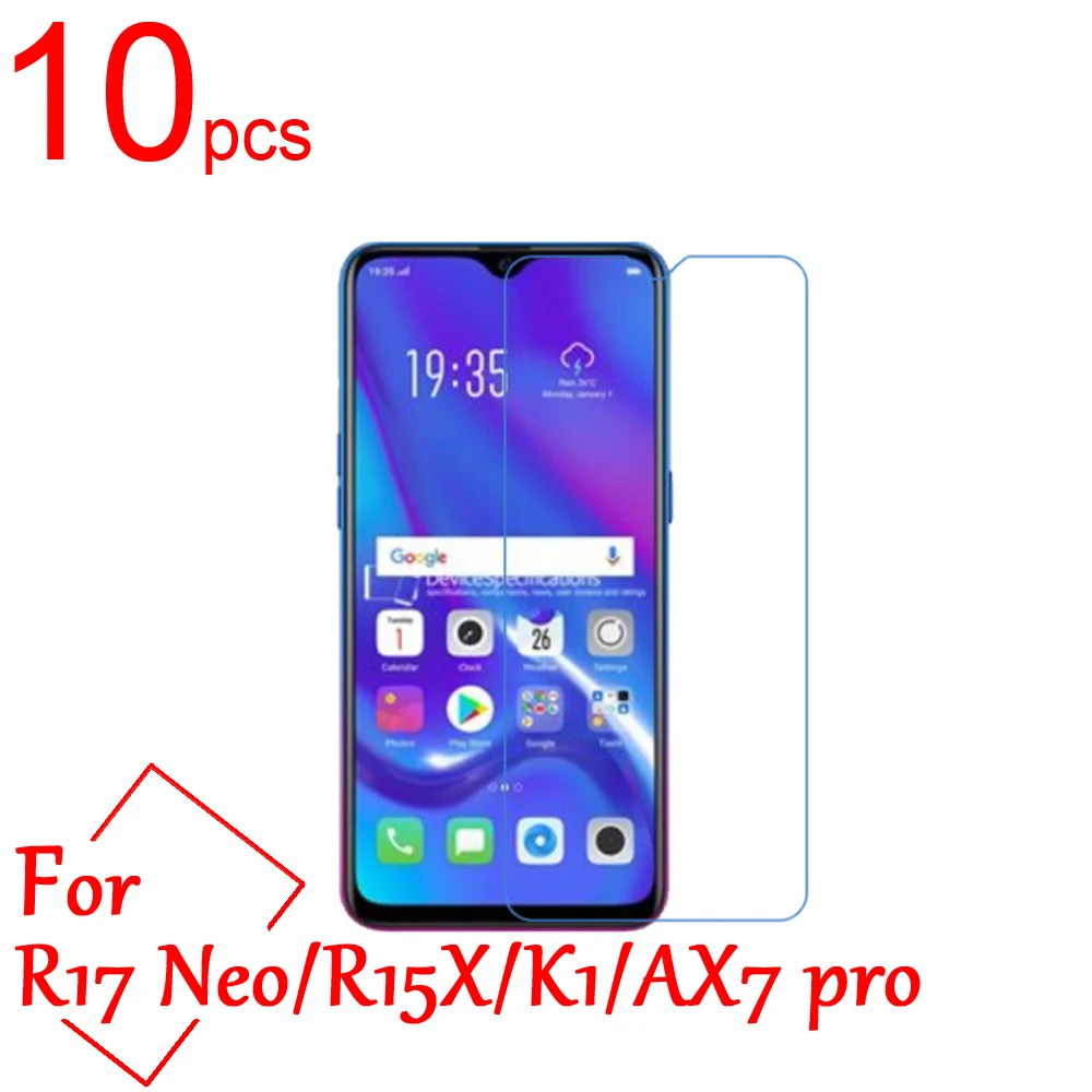 

10pcs Ultra Clear/Matte/Nano Anti-Explosion LCD Screen Protector film Cover for oppo r17 Neo/R15X/K1/F9/AX7 PRO Protective Film