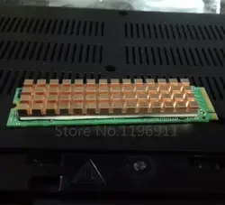 67*18 мм ноутбук M.2 SSD NGFF NVME одноцветное жесткий диск бар ультра-тонкий Медь ребра охлаждения Cooler теплоотвода Радиатор 0dB