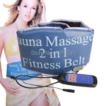 

2 in 1 Sauna Slimming Vibrating Heating Massage Fitness Belt Body Massager