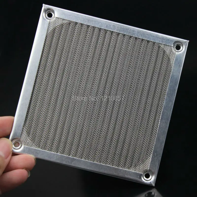 

2 Pieces lot 120 mm PC Fan Aluminum Dustproof Filter Stainless Mesh