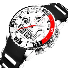 Top Brand Luxury Watches Men Rubber LED Digital Men’s Quartz Watch Man Sports Army Military Wrist Watch erkek kol saati