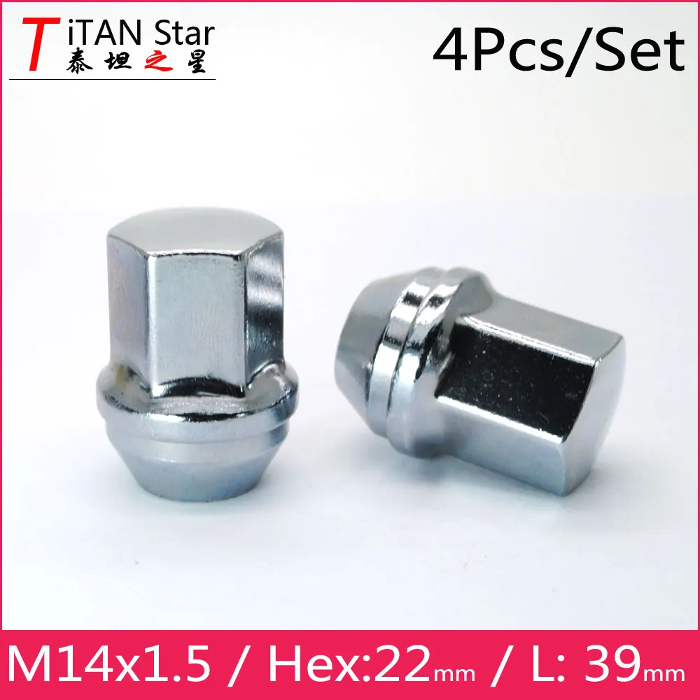 4PCSM14x15Length36mmWheelLugNuts22hexForWheelsRIMSofMalibu