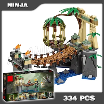 

334pcs New Ninja Master Falls Jungle Tree Bridge Thunder 10715 Model Building Blocks Assemble Toys Bricks Compatible with