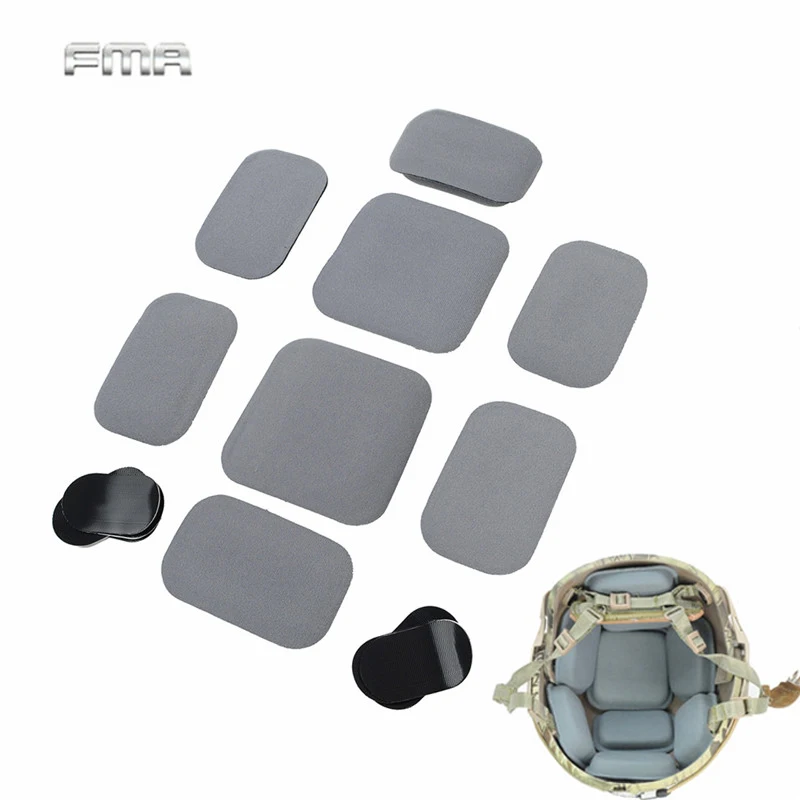 

FMA Airsoft Tactical Pad For Helmet Military Army Combat Outdoor Shockproof Airsoft Soft Cushion Helmet Pad Accessories