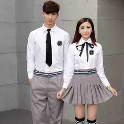 Взрослый японский подростковый школьная форма Студенческая летняя школьная одежда мужская и женская форма для средней школы Выпускной