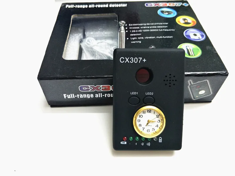 Cx307 Многофункциональный радиочастотного сигнала Камера телефон gsm GPS Wi-Fi ошибка детектора Finder с сигналом тревоги для безопасности