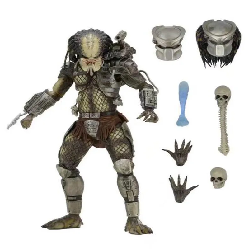 NECA Movie AVP Aliens vs Predator Jungle Hunter хищник, ПВХ фигурка Коллекционная модель игрушки