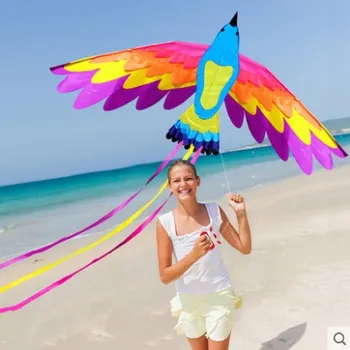 New High Quality Outdoor Fun Sports Kites For Kids And Adults Large Easy Flyer Bird Kites With String And Handle 1