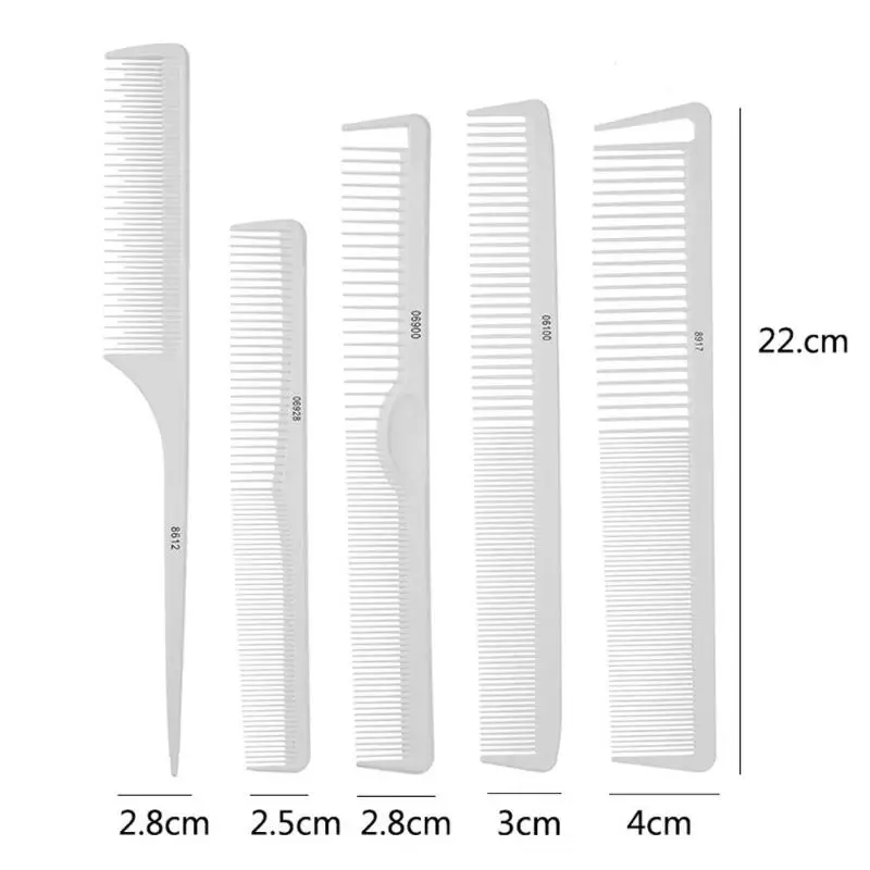 3/6 шт. профессиональная машинка для стрижки волос, расческа Комплект салон антистатические расчески для волос Расческа парикмахерские расчески Уход за волосами Инструменты для укладки волос