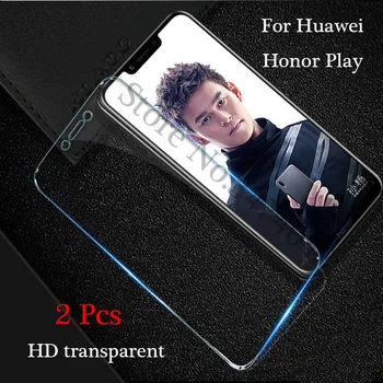 

2Pcs/lot Tempered Glass For Huawei Honor Play Screen Protector For Honor Play Glass Protective Film 6.3 inch Kirin 970 Anti-Blu