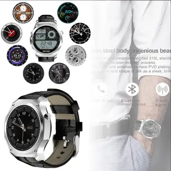 

Noble Stainless Steel 316L WiFi GPS Smart Watch High Capacity Bluetooth Watch Heart Rate Monitor for Android 5.1 IOS